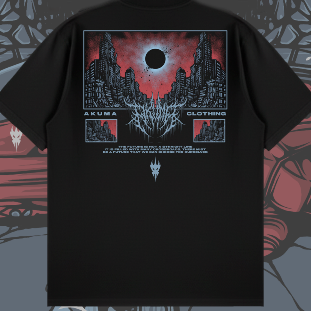Polera Manga Corta - Akira Eclipsed NEO TOKYO