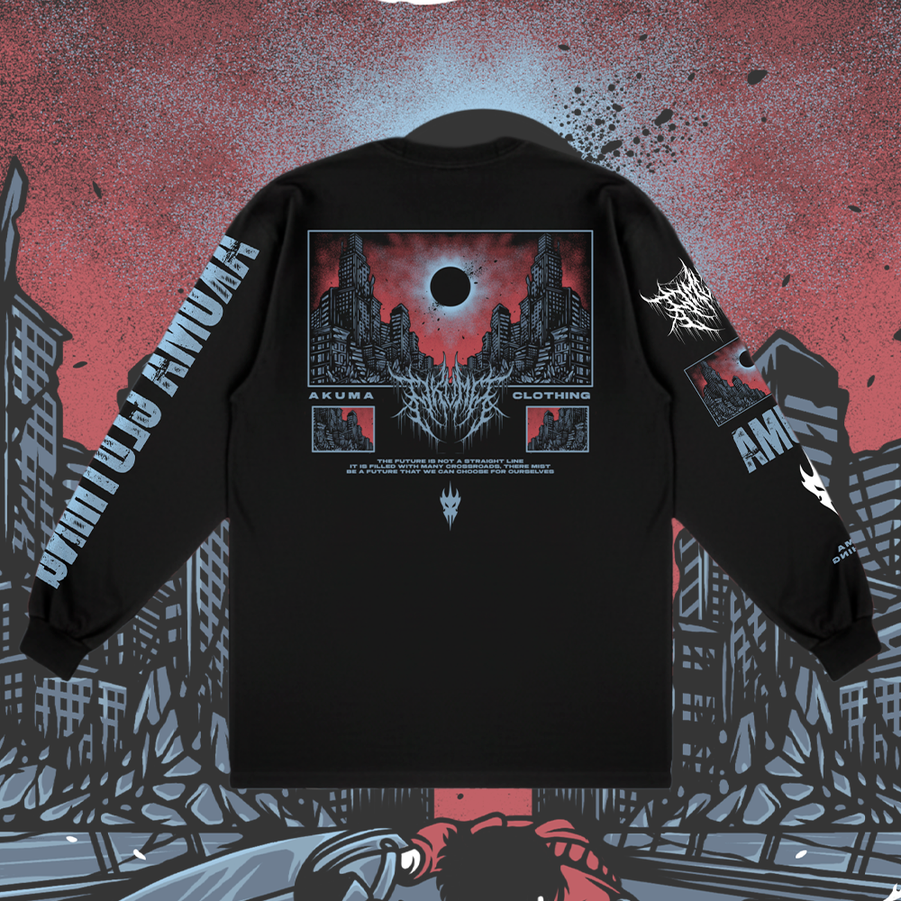 Polera Manga Larga - Akira Eclipsed NEO TOKYO