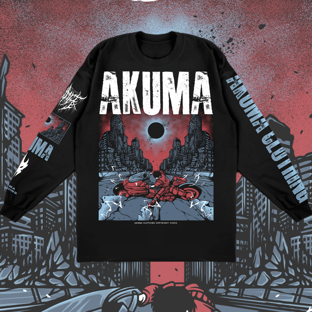 Polera Manga Larga - Akira Eclipsed NEO TOKYO