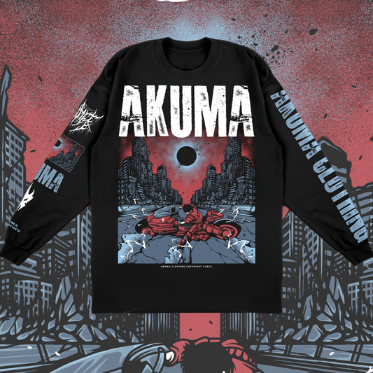Polera Manga Larga - Akira Eclipsed NEO TOKYO