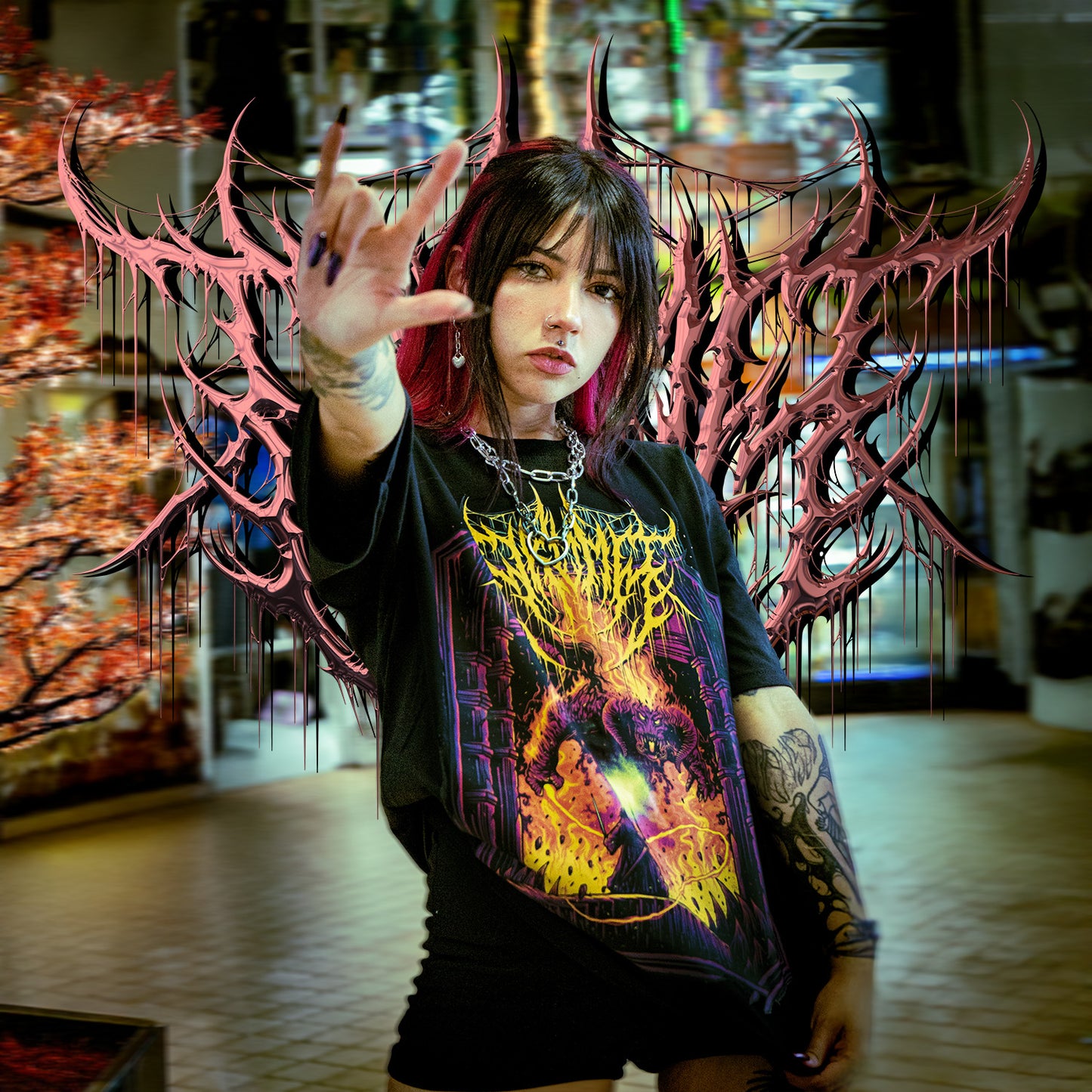 Polera Manga Corta - Puertas del abismo - The lord of the ring