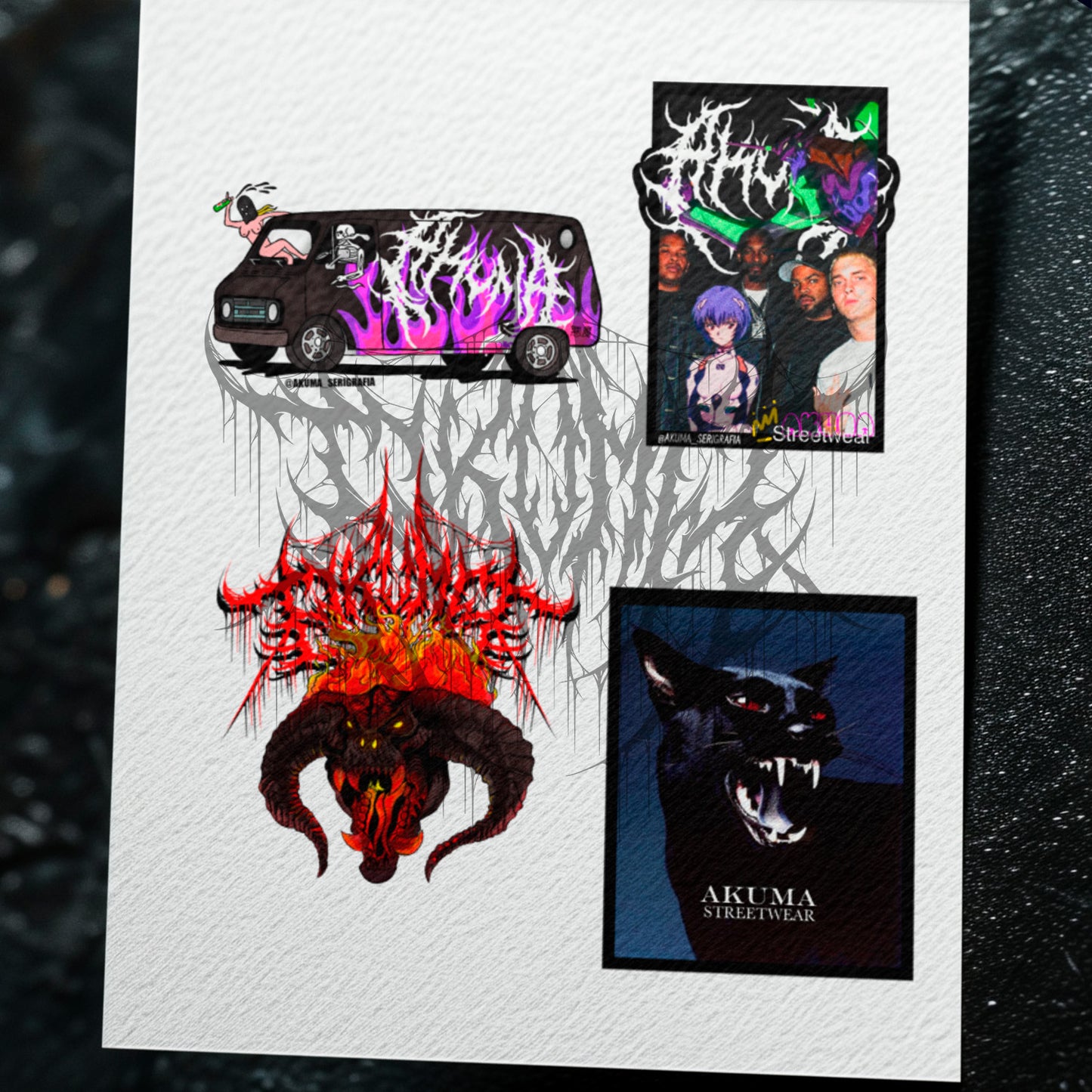 Polera Manga Corta - Void Hunter - Alien Vs Jinwoo