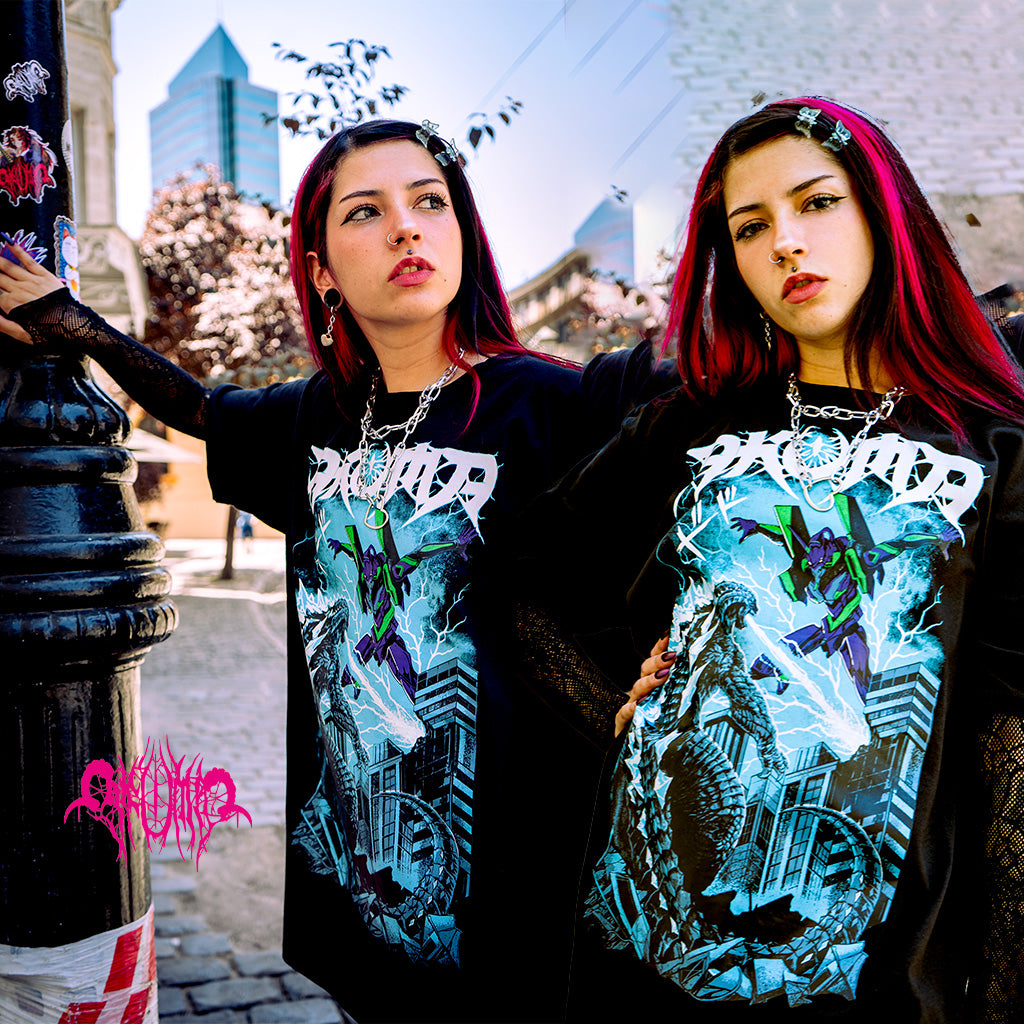 Polera Manga Corta - Japan War x Akuma