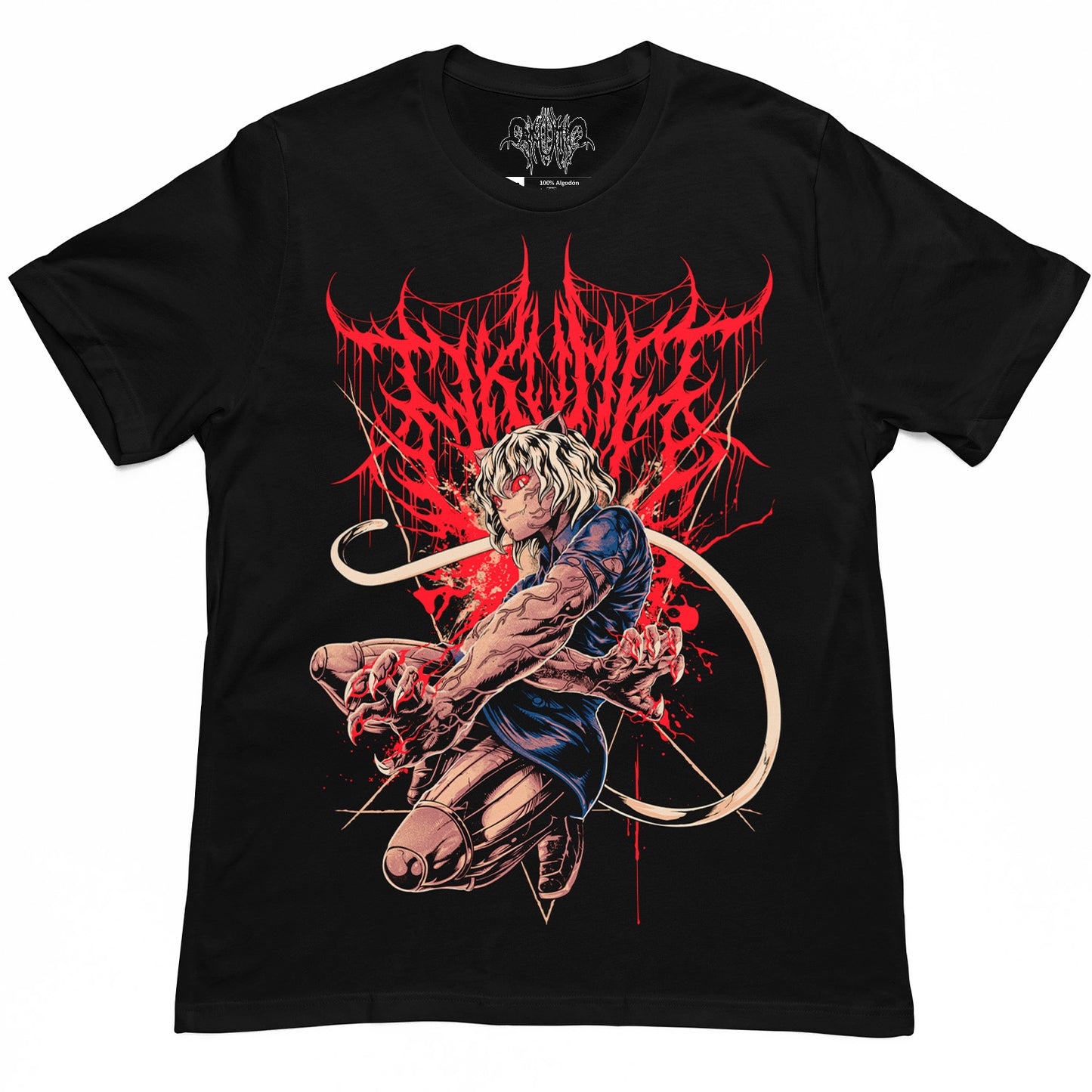 Polera Manga Corta - Neferpitou Aura Letal