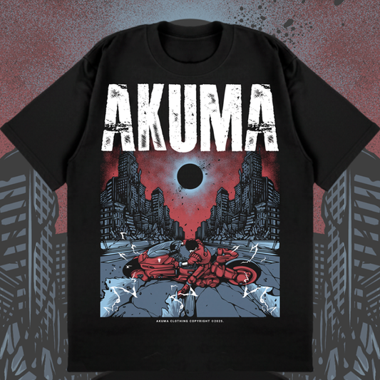 Polera Manga Corta - Akira Eclipsed NEO TOKYO